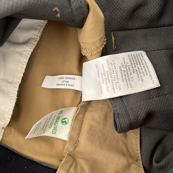 J.Crew 484 Slim Tech Pant Khaki AW005 - Picture 11 of 12